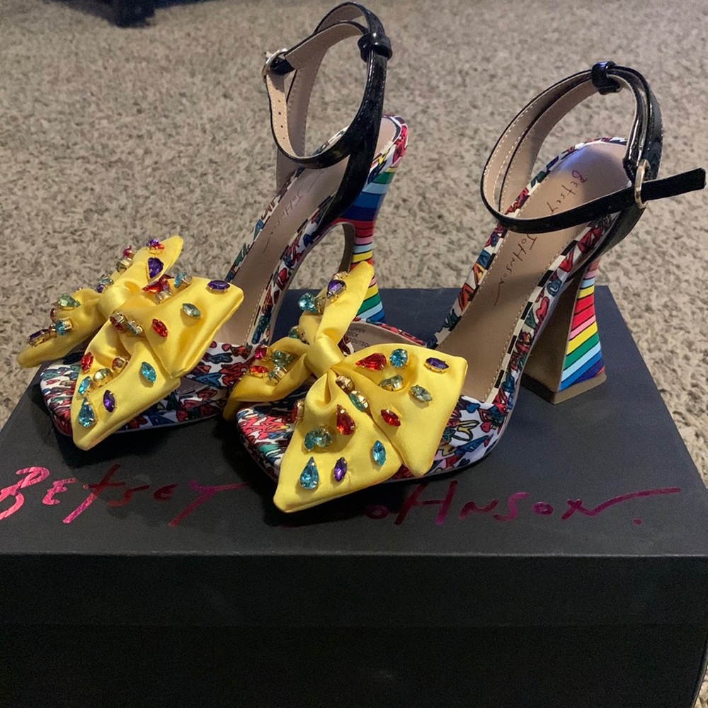 Betsey Johnson!  Never worn.  Beautiful heels